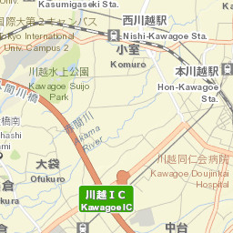 Kawagoe-shi Street Map