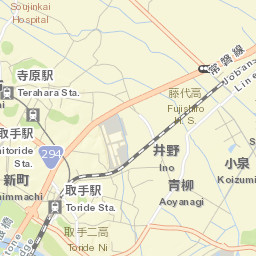 Toride-shi Street Map