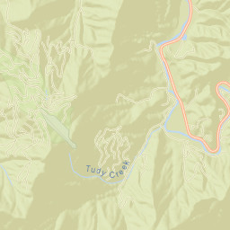 Highway 197, Pisgah National Forest, Burnsville Street Map