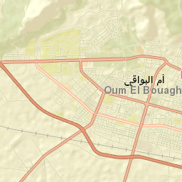 Oum el Bouaghi Street Map