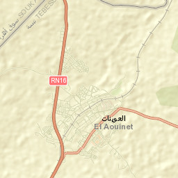 El Aouinet Street Map