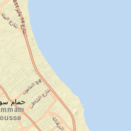 Hammam Sousse Street Map