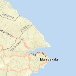 Xgħajra Street Map