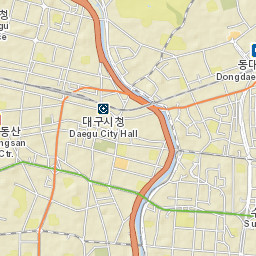 Suseong-gu Street Map