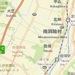 Minamiminowa Street Map