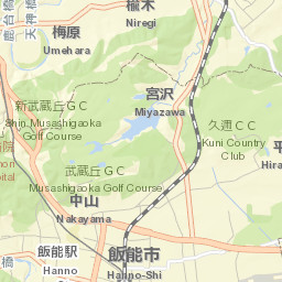 Hannō-shi Street Map