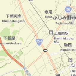 Kamifukuoka Street Map