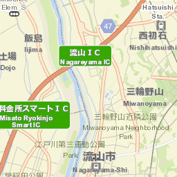 Nagareyama-shi Street Map