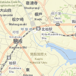 Kashiwa Shi Street Map