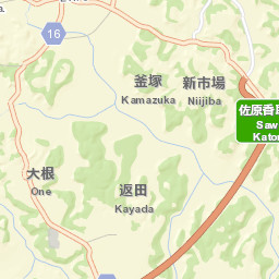 Sawara Street Map