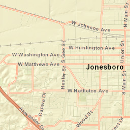 Jonesboro Street Map