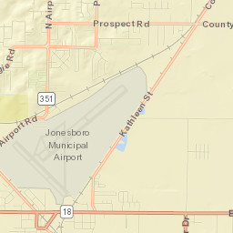 Craighead County Street Map
