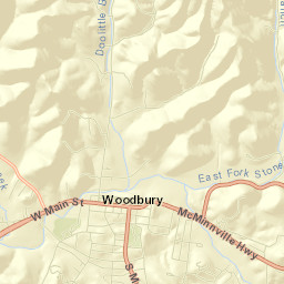 Woodbury Street Map