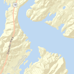 Roane County Street Map