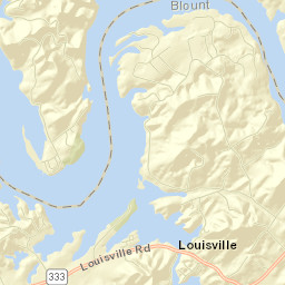 Louisville Street Map