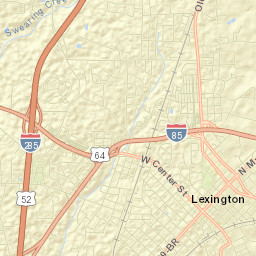 Lexington Street Map