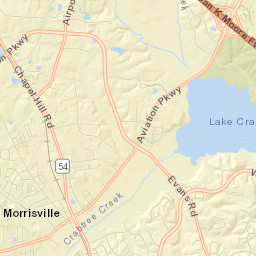 Morrisville Street Map