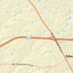 Zebulon Street Map
