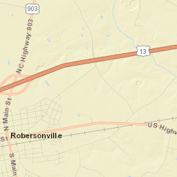 Robersonville Street Map