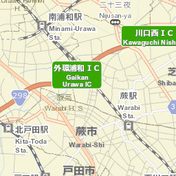 Warabi-shi Street Map