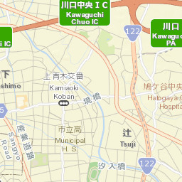 Kawaguchi-shi Street Map