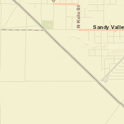 Sandy Valley Street Map
