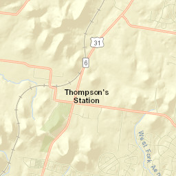 1700-7042 Old Thompson Station Road Street Map