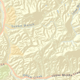 Sevier County Street Map