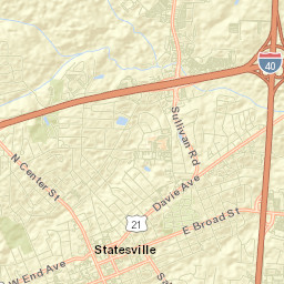 Statesville Street Map
