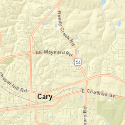 Cary Street Map
