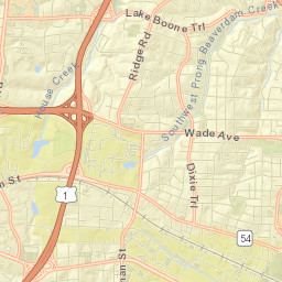 West Raleigh Street Map