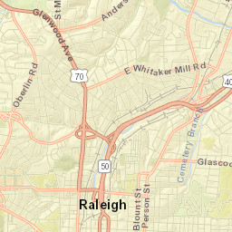 Wake County Street Map