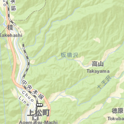 Agematsu Street Map