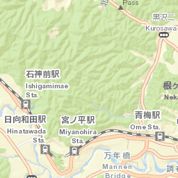 Ōme Street Map