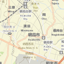 Asaka-shi Street Map