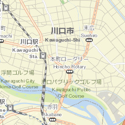 Kawaguchi Street Map