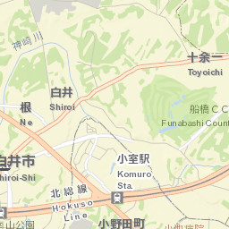 Shiroi Street Map