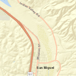 San Miguel Street Map
