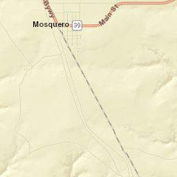 Mosquero Street Map
