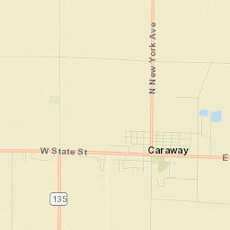 Caraway Street Map