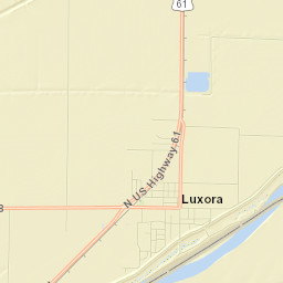 Luxora Street Map
