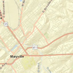 Maryville Street Map