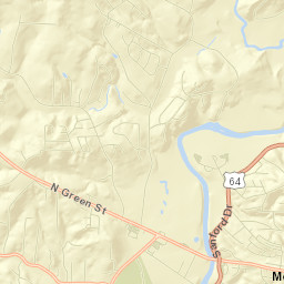 Burke County Street Map