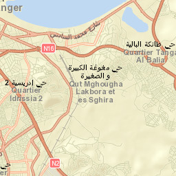 Tangier Street Map