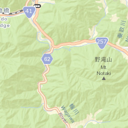 Gero-shi Street Map