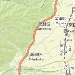 Miyada Street Map