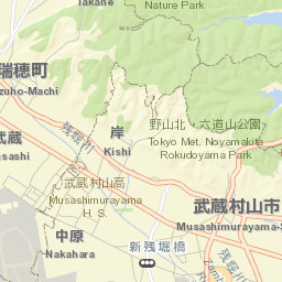 Musashimurayama-shi Street Map