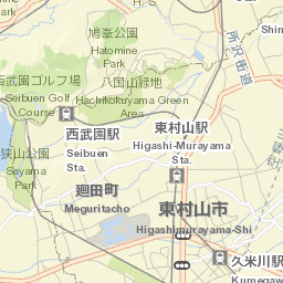 Higashimurayama Street Map
