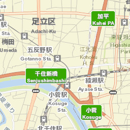 Adachi Ku Street Map