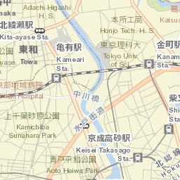 Katsushika Ku Street Map